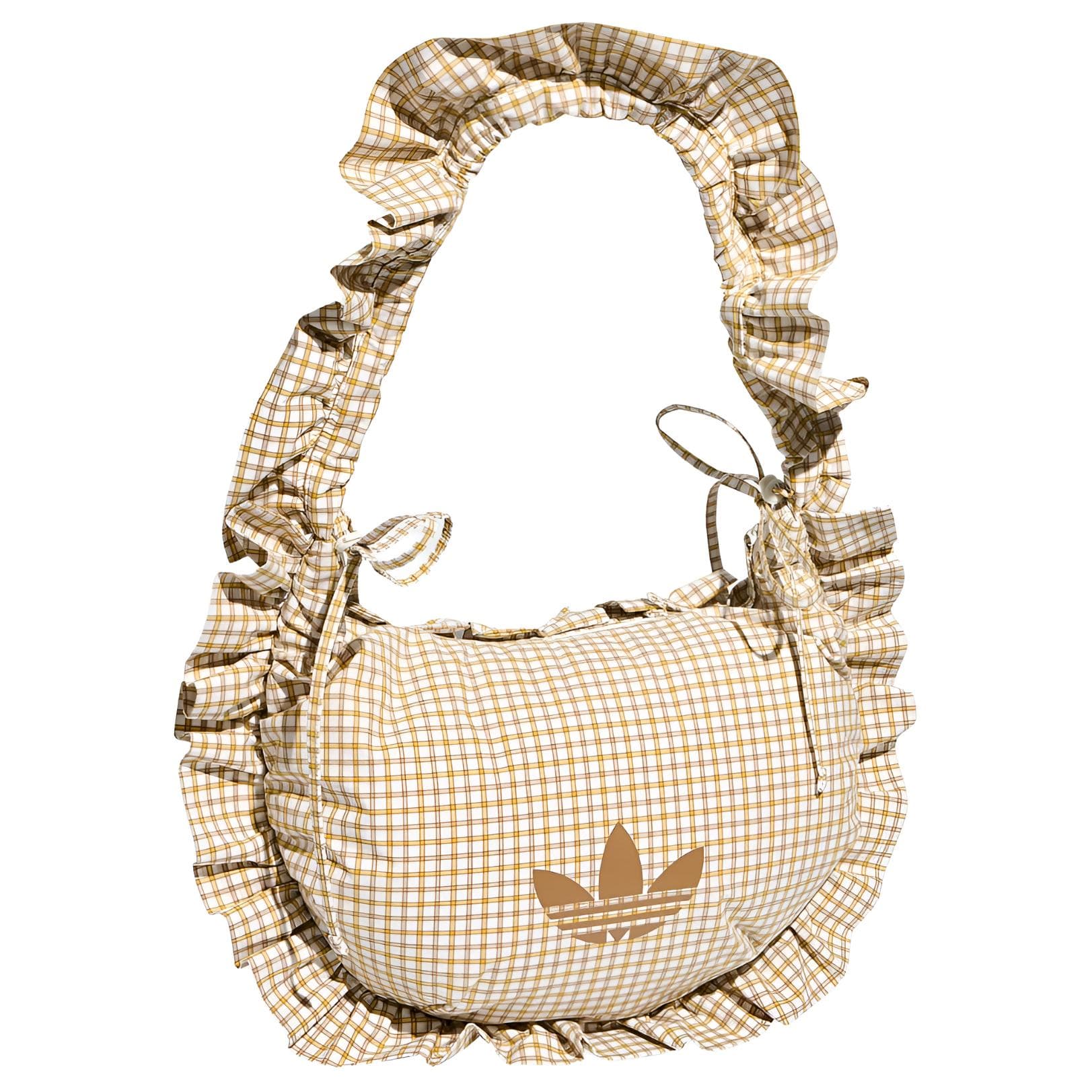 Мини-сумка Adidas Originals Хлопковая Сумка на Плечо Женская Ярко-Золотая - изображение 2