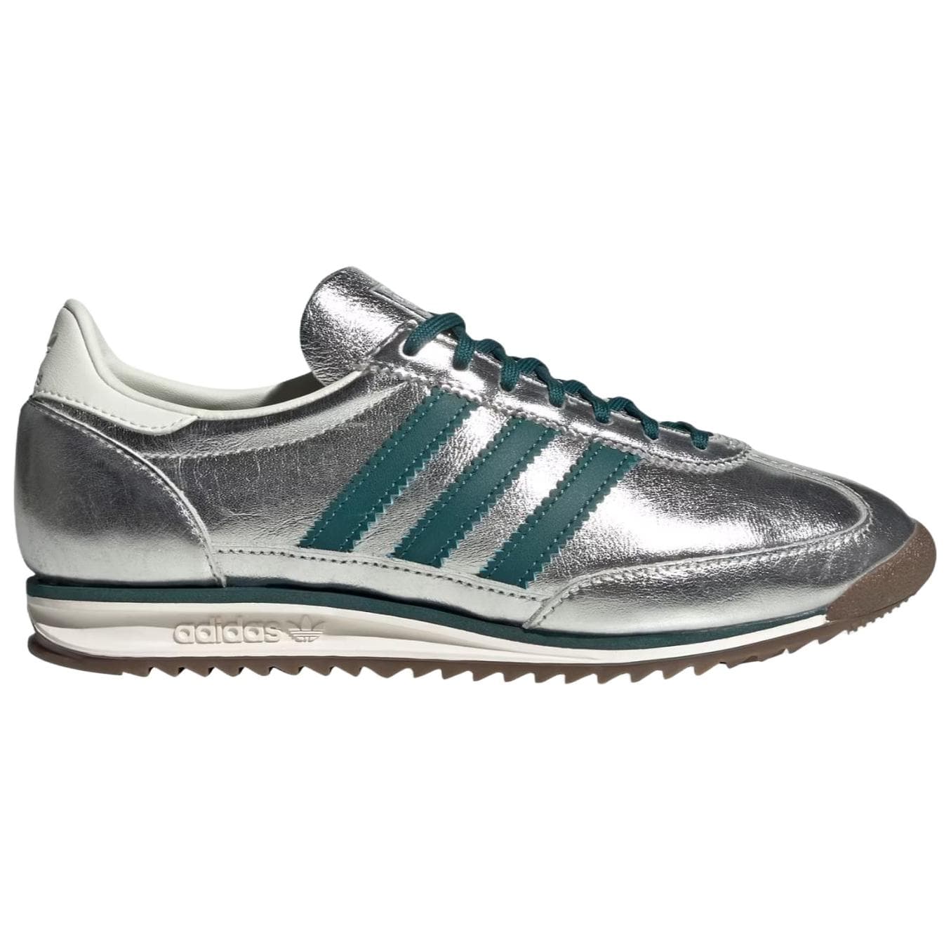 Кроссовки Adidas Originals SL 72 OG Повседневная обувь Низкий Топ Серебряный Женский - изображение 2