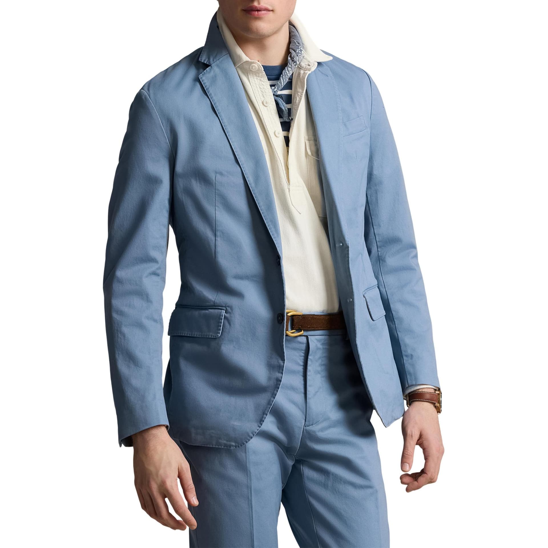 Пиджак Polo Ralph Lauren Деловой костюм мужской синий - изображение 3