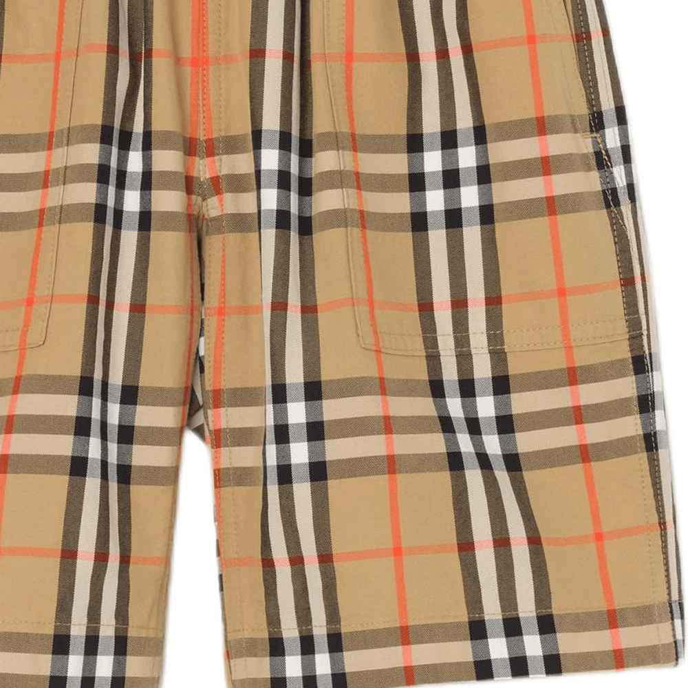 Burberry Песочно-бежевые Kids Шорты - изображение 3