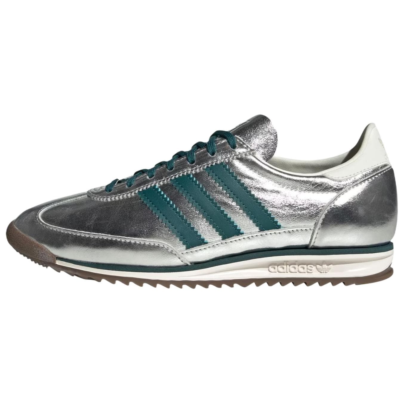 Кроссовки Adidas Originals SL 72 OG Повседневная обувь Низкий Топ Серебряный Женский - изображение 1