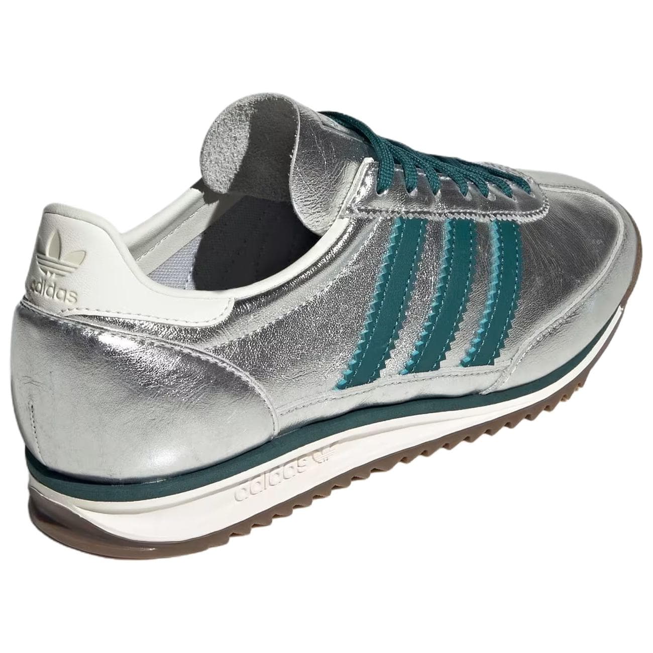 Кроссовки Adidas Originals SL 72 OG Повседневная обувь Низкий Топ Серебряный Женский - изображение 4