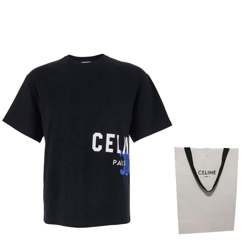 Футболка CELINE PARISTriomphe SS26 Logo T - изображение 3