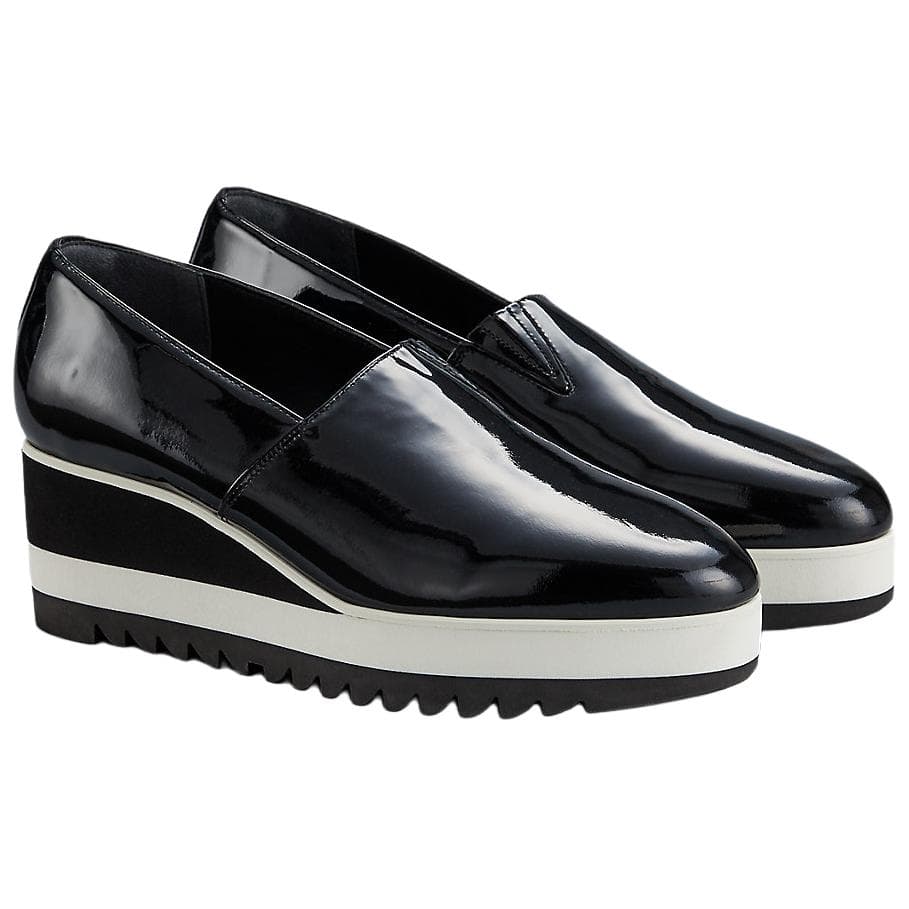Туфли Onitsuka Tiger Wedge S Высокие каблуки Черный Белый Женские - изображение 3