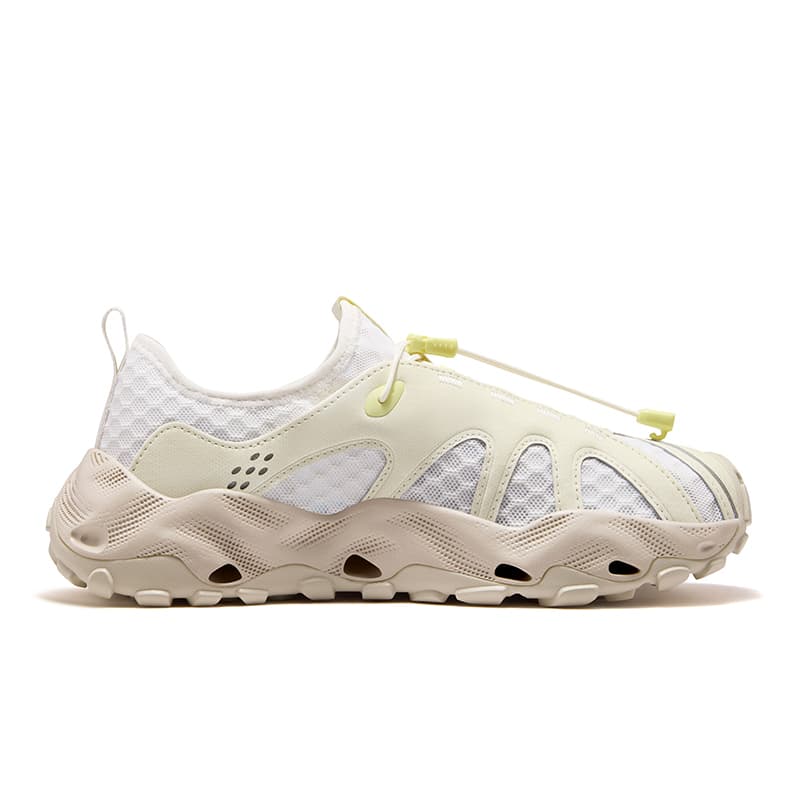 Кроссовки FILA FUSION COMO C Уличная обувь Low Топ Гусь Желтый белый Туманный серый Женские - изображение 2