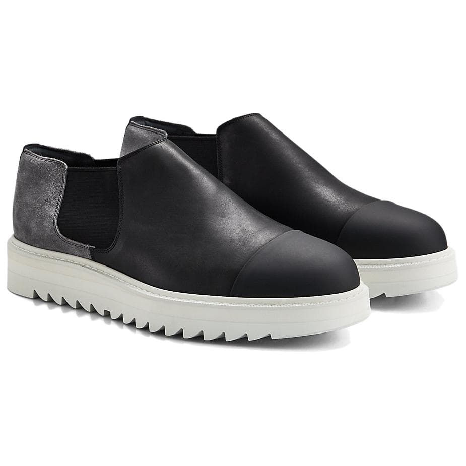 Onitsuka Tiger SIDE GORE Повседневные кожаные туфли Черные Мужские - изображение 3