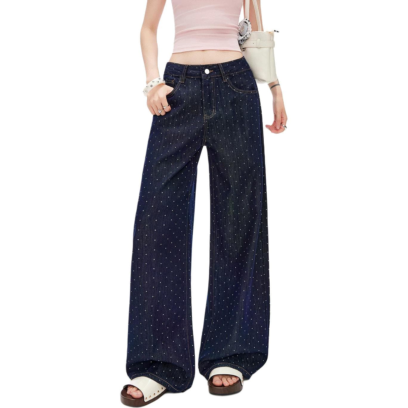 Джинсы UNIFREE Blue Women's Jeans UNIFREE Синий Женские Джинсы - изображение 3