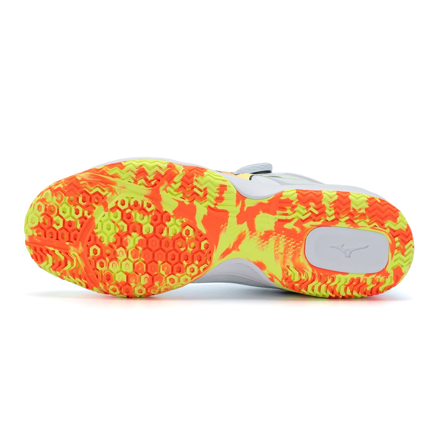 Кроссовки Mizuno WAVE MEDAL 8 Обувь для настольного тенниса Низкий Топ Белый Оранжевый Желтый Унисекс - изображение 5