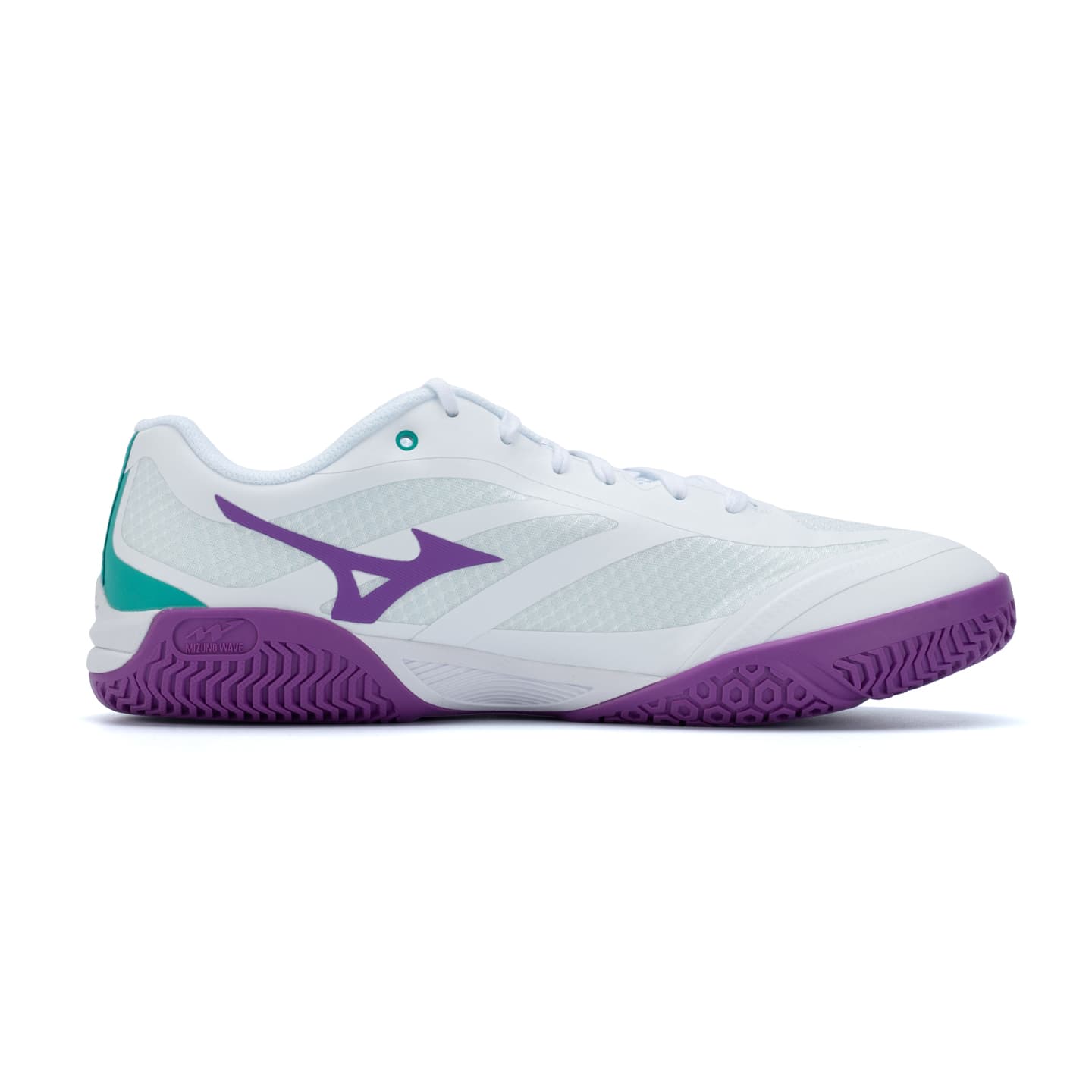 Кроссовки Mizuno WAVE MEDAL 8 Обувь для настольного тенниса Низкий Топ Белый Фиолетовый Зеленый Унисекс - изображение 2