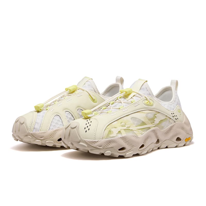 Кроссовки FILA FUSION COMO C Уличная обувь Low Топ Гусь Желтый белый Туманный серый Женские - изображение 3