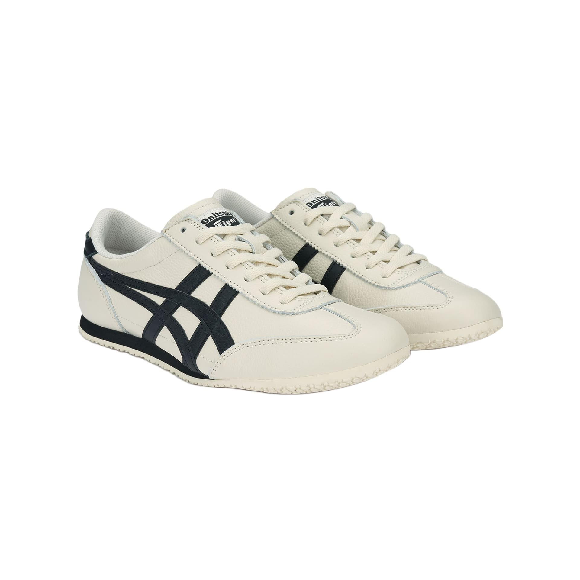Кроссовки Onitsuka Tiger Machu Racer Low Топ Кеды немецкой армии (GAT) Унисекс Бежево-черный - изображение 3