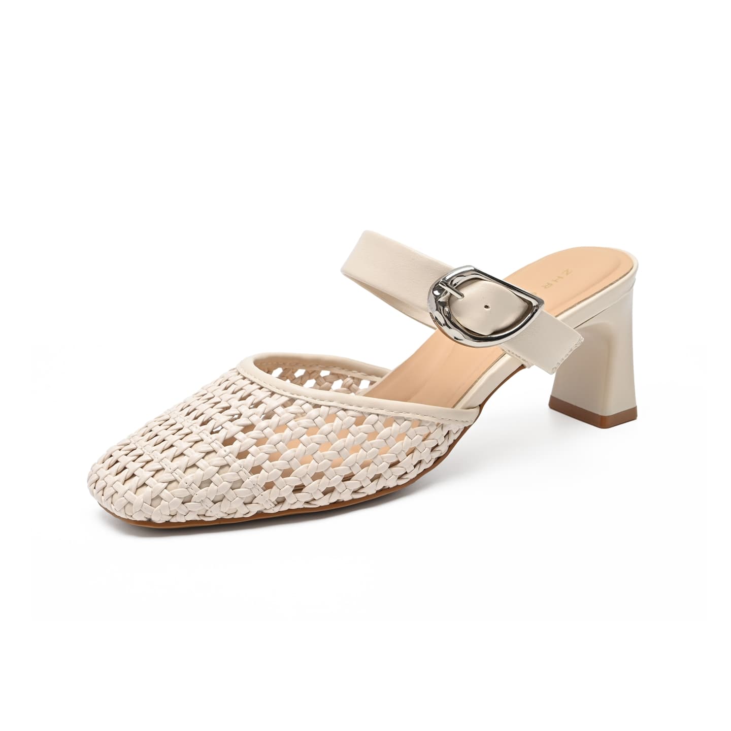 Сандалии ZHR Closed Slippers Beige Women's - изображение 2