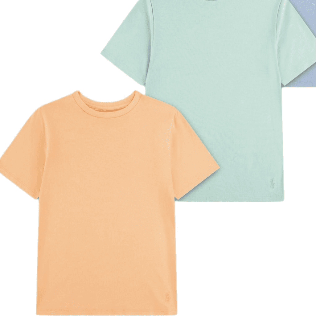 Футболка Polo Ralph Lauren T-рубашка стандартного размера 3 шт. для детей - изображение 2
