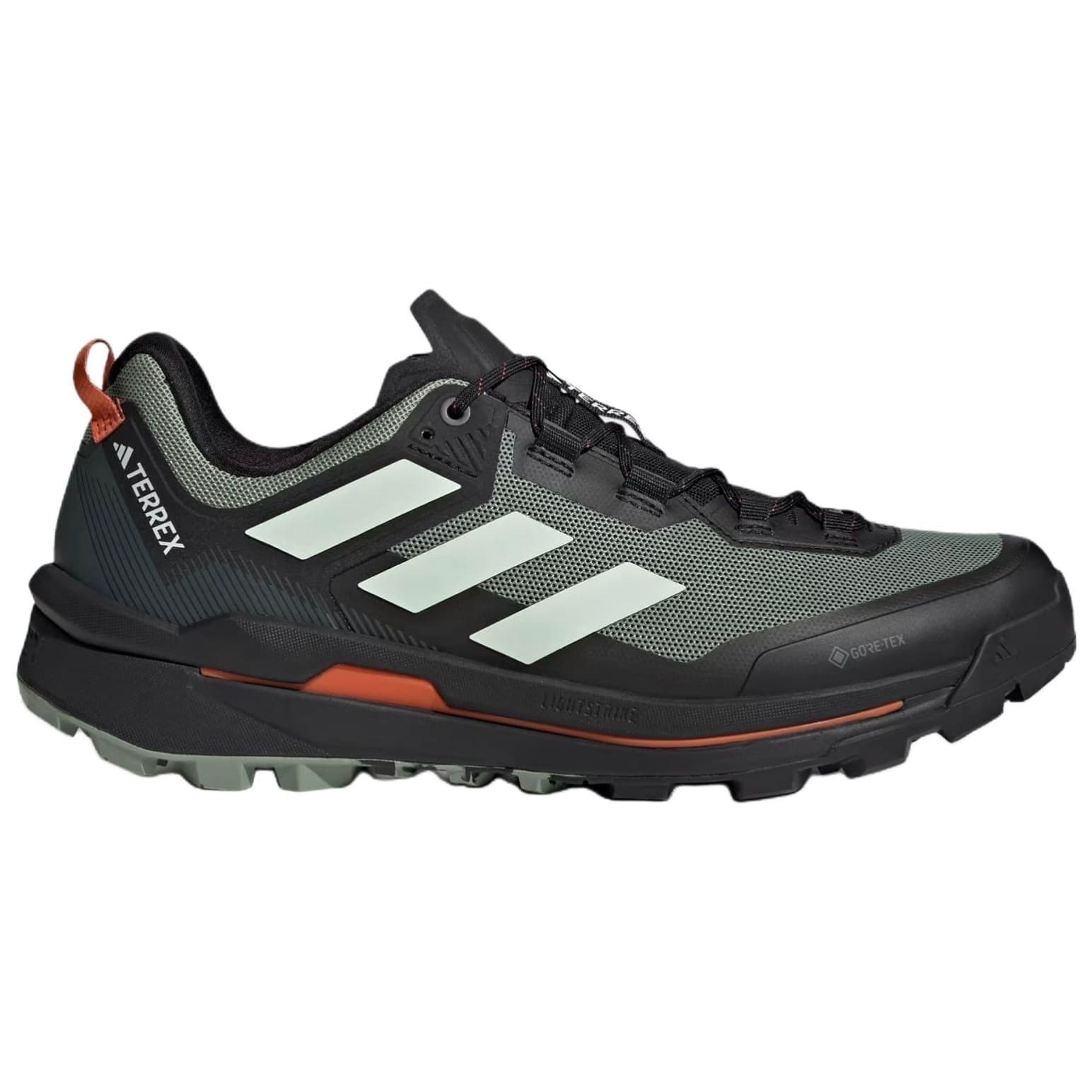 Кроссовки Adidas TERREX SKYCHASER Альпинистские и треккинговые ботинки Low Топ Черный Льняной зеленый Унисекс - изображение 2