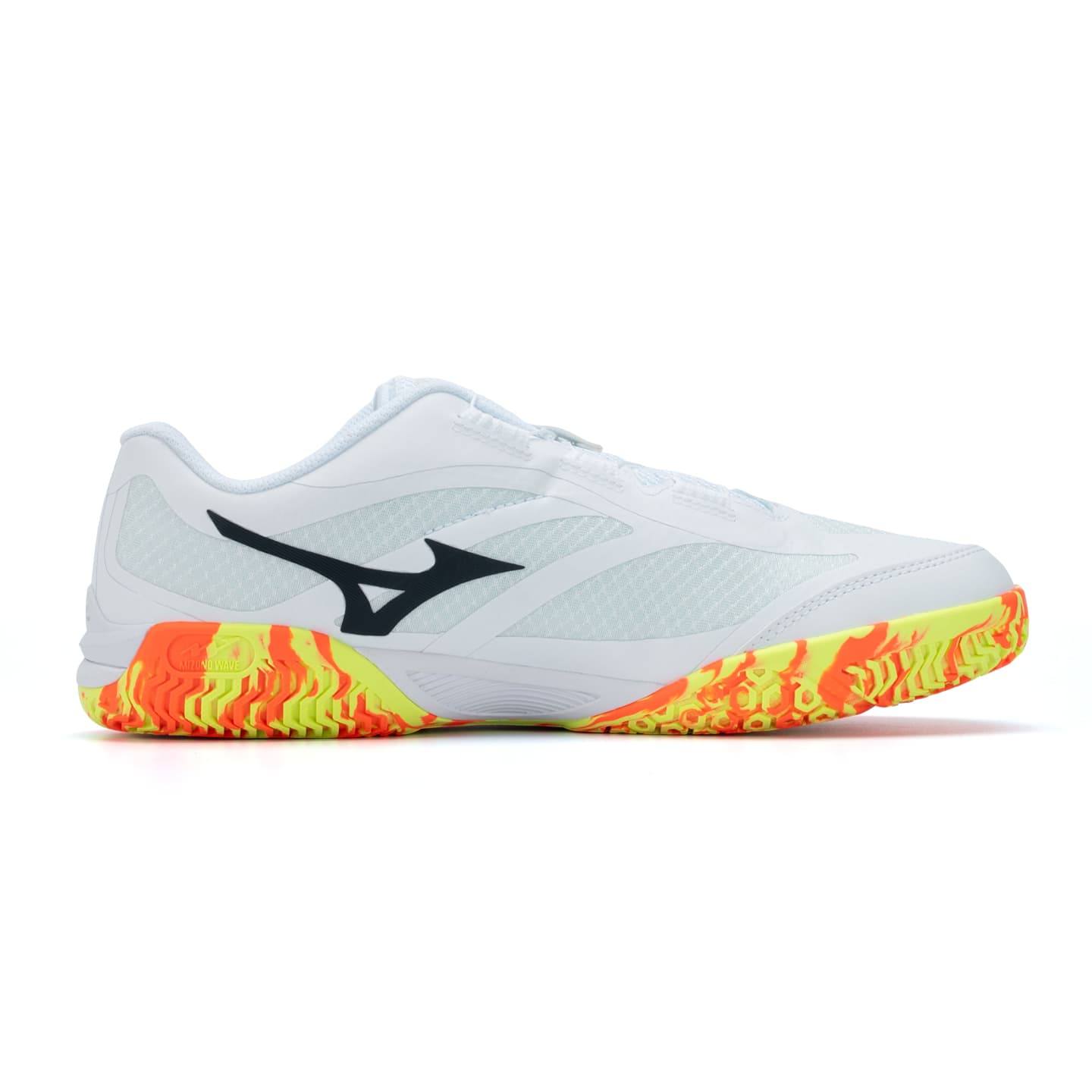 Кроссовки Mizuno WAVE MEDAL 8 Обувь для настольного тенниса Низкий Топ Белый Оранжевый Желтый Унисекс - изображение 2