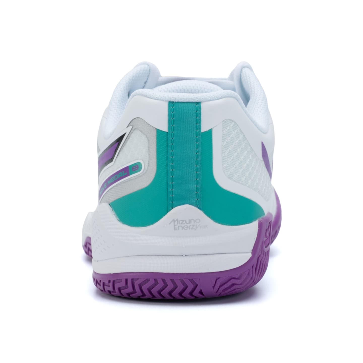 Кроссовки Mizuno WAVE MEDAL 8 Обувь для настольного тенниса Низкий Топ Белый Фиолетовый Зеленый Унисекс - изображение 4