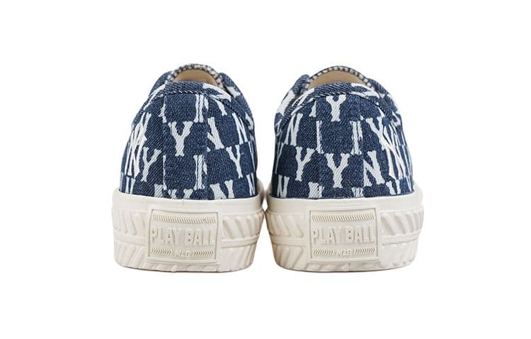 Кеды MLB Retro Platform Canvas Sneakers Navy - изображение 4