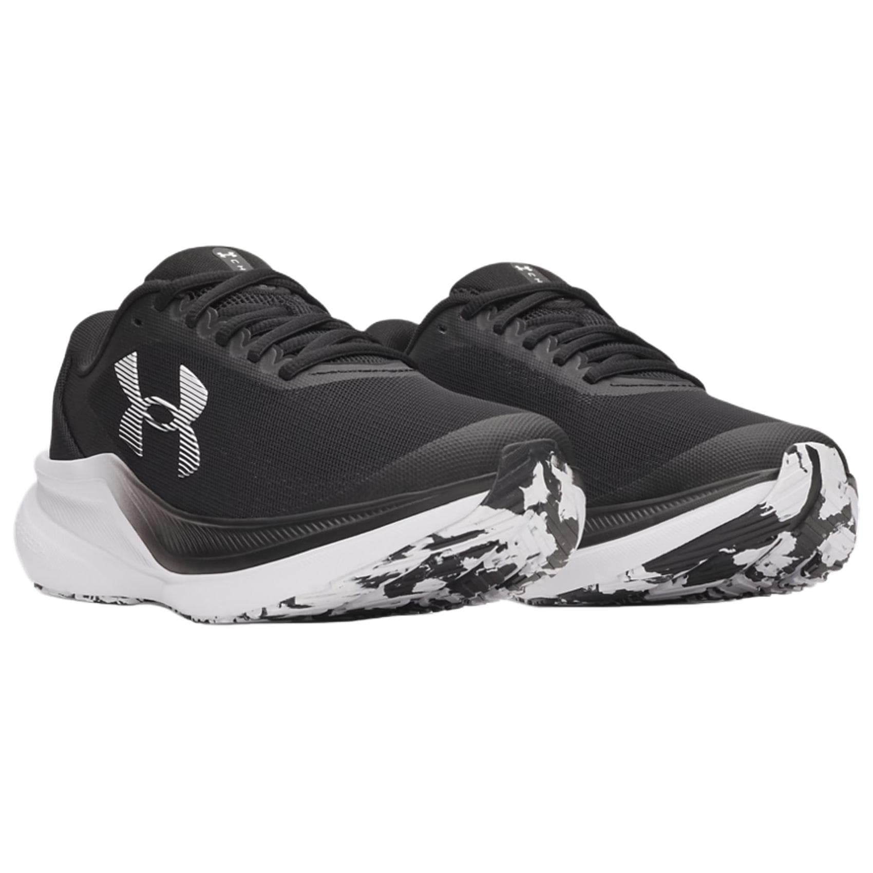 Кроссовки для бега Under Armour Charged+Chase Беговые кроссовки Черный Белый Женские - изображение 3