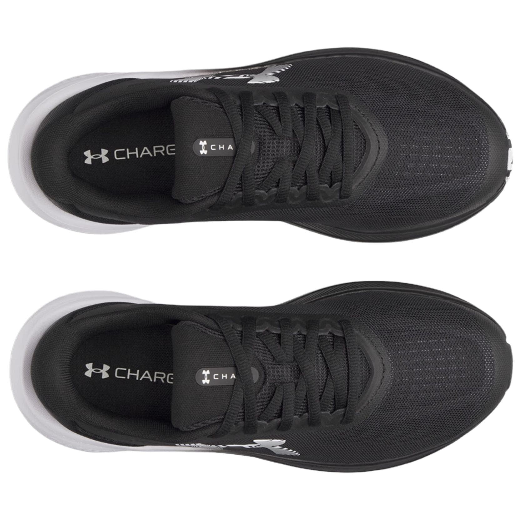Кроссовки для бега Under Armour Charged+Chase Беговые кроссовки Черный Белый Женские - изображение 4