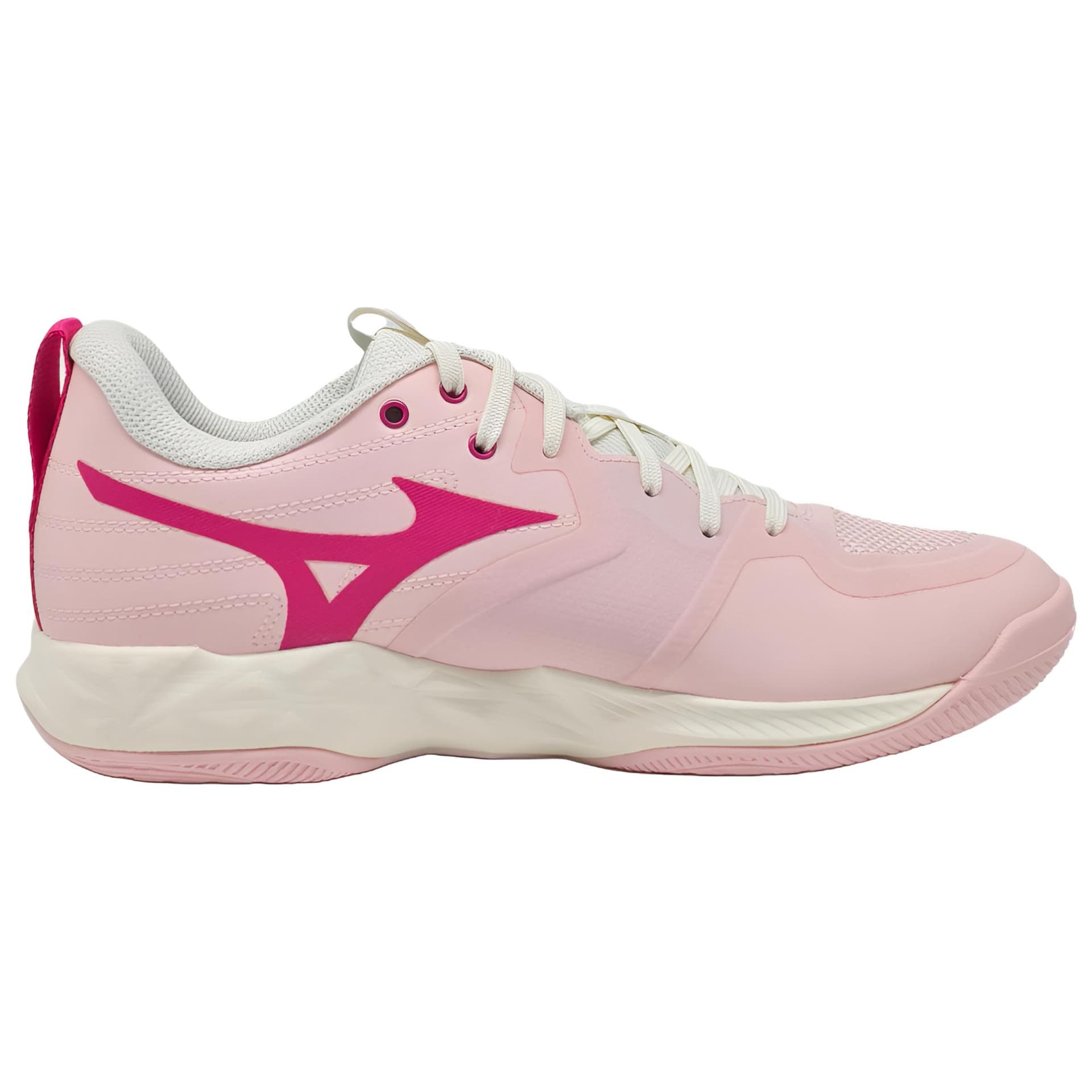 Кроссовки Кроссовки для волейбола Mizuno WAVE MOMENTUM PRO низкий топ модель V1GC254070 розовые женские - изображение 2
