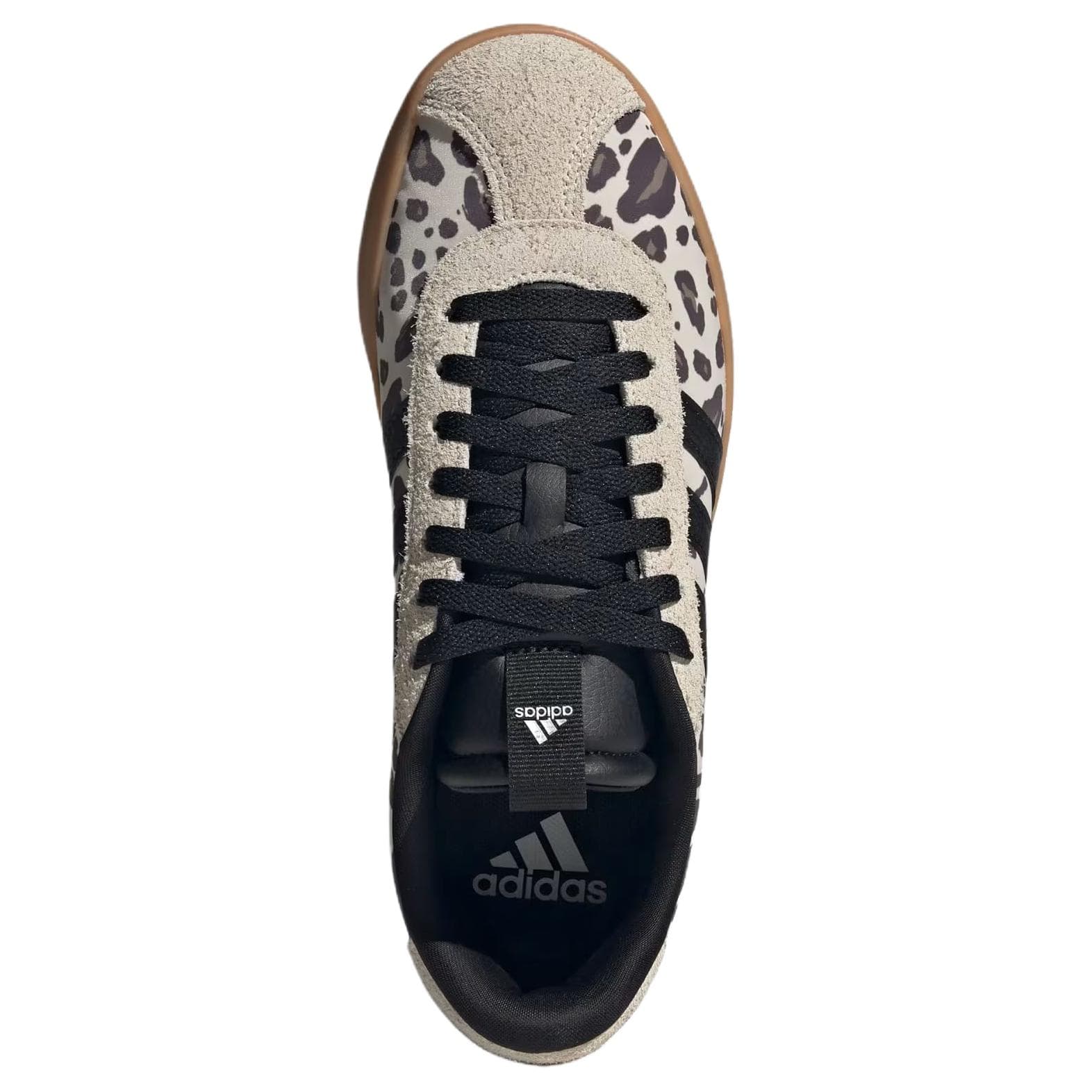 Кроссовки Adidas VL COURT 3,0 Кеды немецкой армии (GAT) Бежево-черный Женские - изображение 5