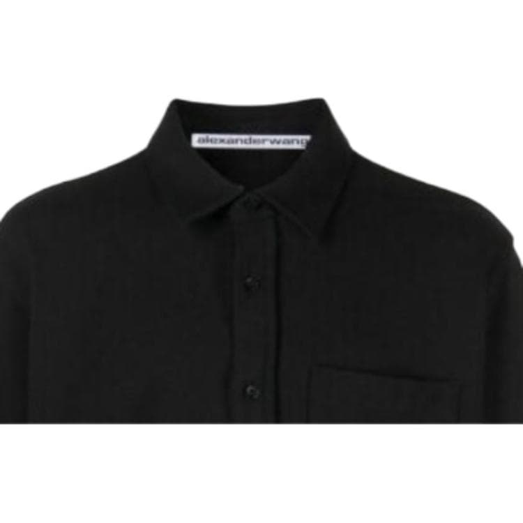 Блузка Alexander Wang Черный Унисекс Рубашки - изображение 2