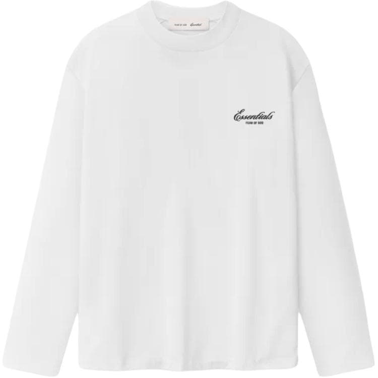 Футболка Fear Of God Essentials Ярко-белые Женские T-рубашки - изображение 1