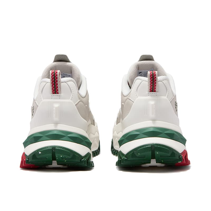 Кроссовки FILA FUSION BIANCO DX Высота Увеличивающие Низкие Кроссовки Женские Кокосовое Молоко Белый Дождь Туман Серый - изображение 5