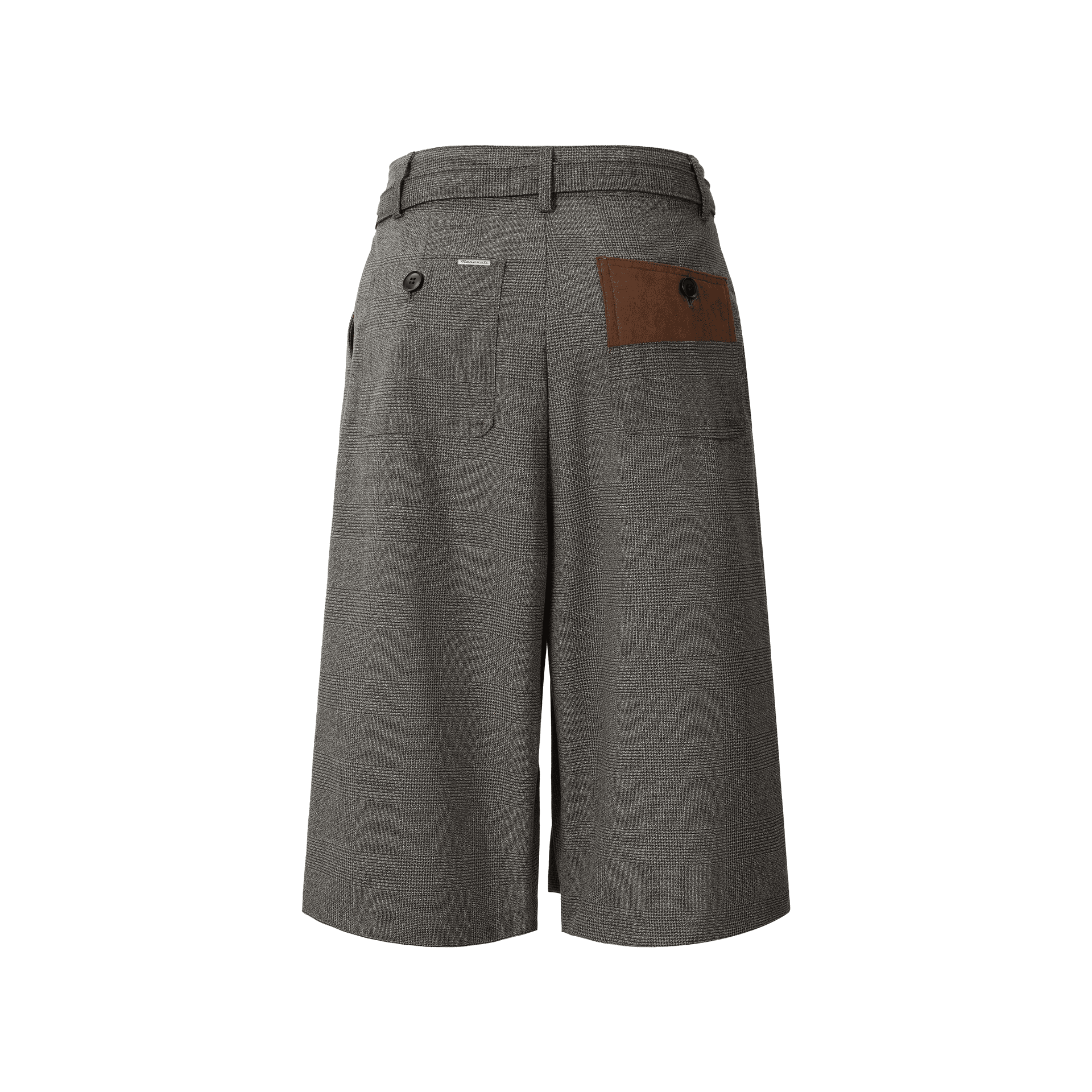 Шорты Maserati Houndstooth Women's Casual Shorts Мазерати Гусиная лапка Женские Повседневные Шорты - изображение 2