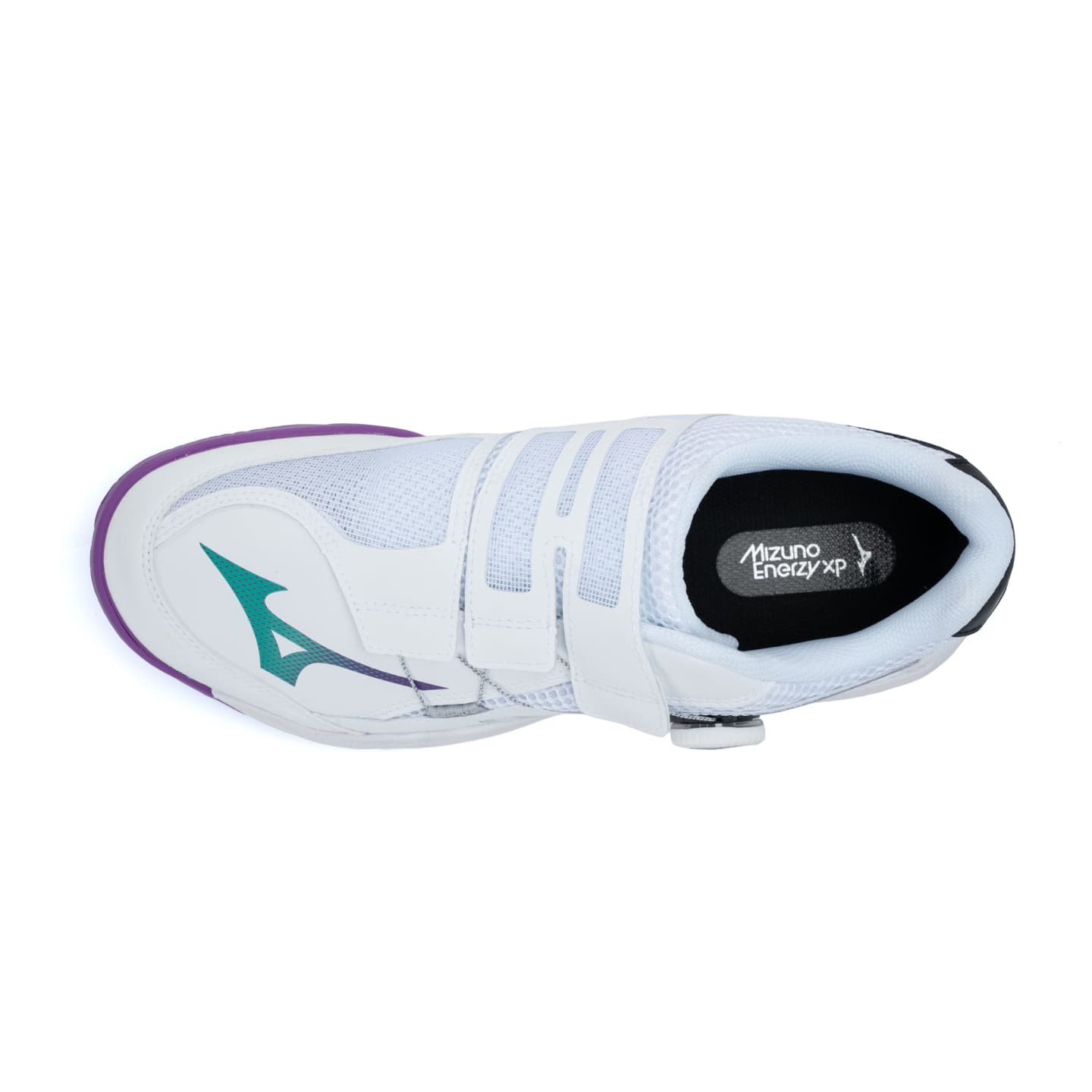 Кроссовки Mizuno Wave Medal Обувь для настольного тенниса Низкий Топ Белый Фиолетовый Унисекс - изображение 3
