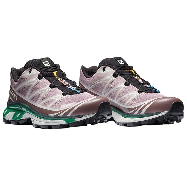 Кроссовки для бега SALOMON XT 6 Беговые кроссовки Низкий Топ Фиолетовый Унисекс - изображение 2