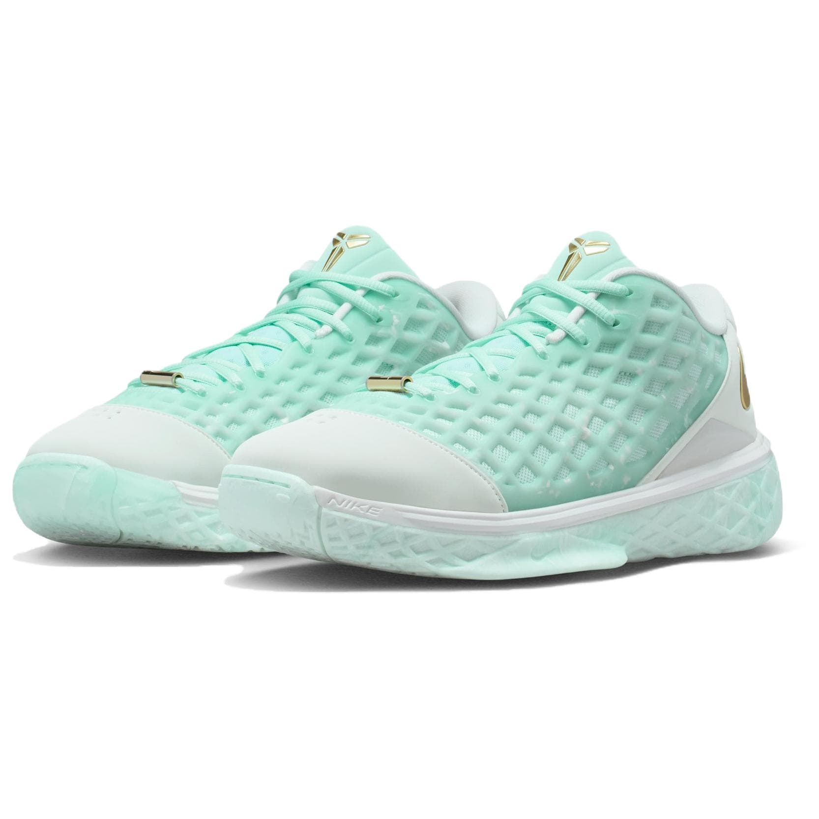Кроссовки для баскетбола Nike Zoom Kobe 3 Отскок Сцепление Низкие Баскетбольные Кроссовки Унисекс Светлая Бирюза - изображение 3