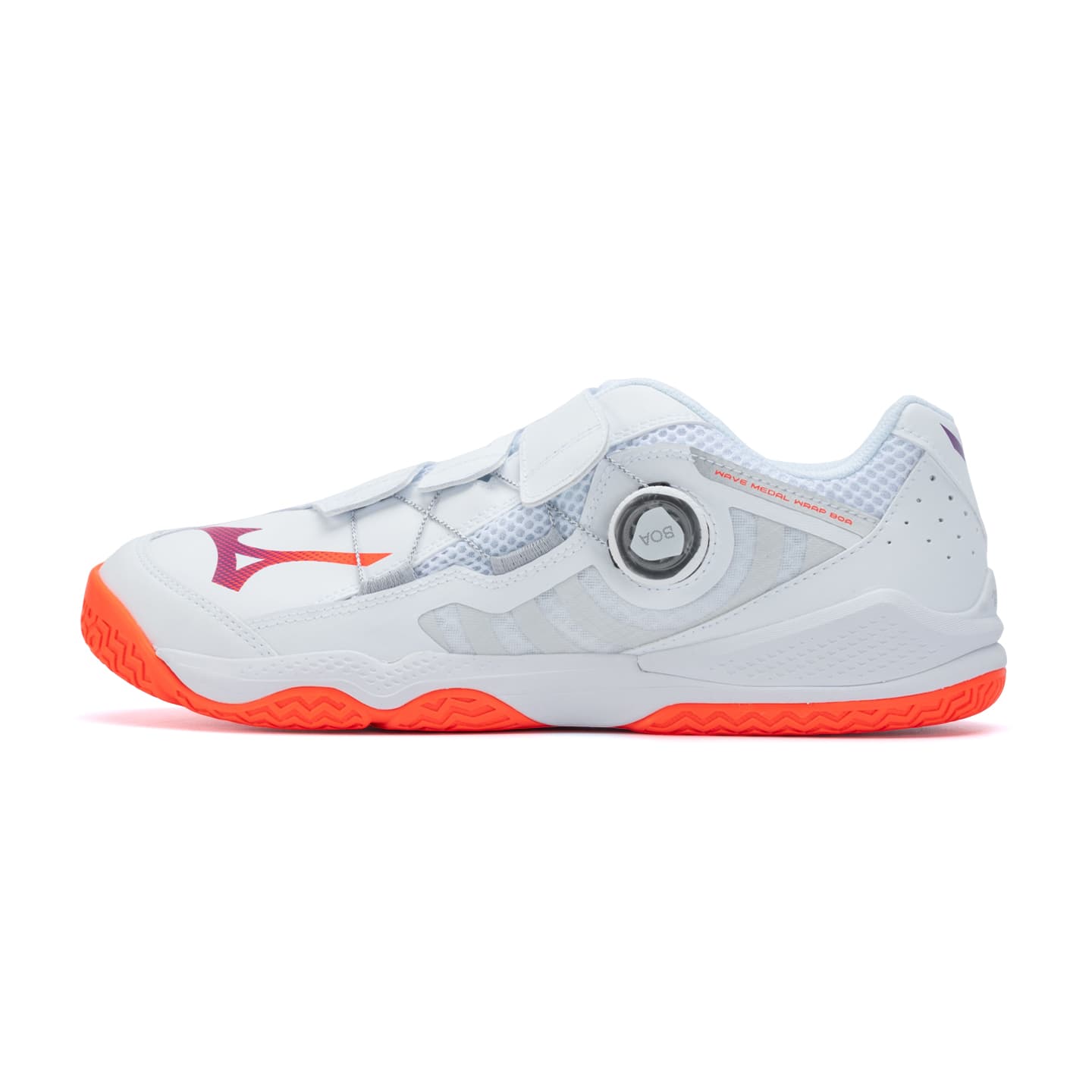 Кроссовки Mizuno Wave Medal Обувь для настольного тенниса Низкий Топ Несовпадающий Белый Унисекс - изображение 2