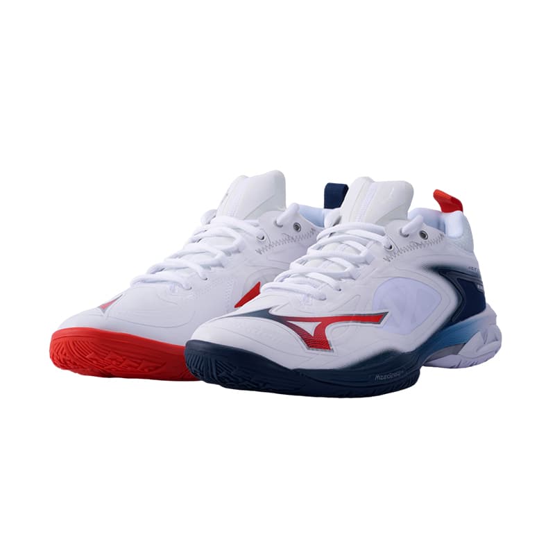 Кроссовки для бадминтона Mizuno WAVE CLAW NEO 3 Бадминтонная обувь Низкий топ Несовпадающий синий Унисекс - изображение 1