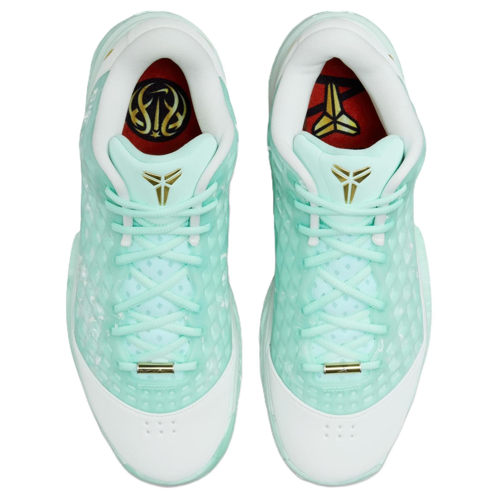 Кроссовки для баскетбола Nike Zoom Kobe 3 Отскок Сцепление Низкие Баскетбольные Кроссовки Унисекс Светлая Бирюза - изображение 4