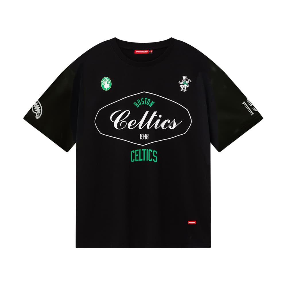 Футболка SPRAYGROUND | NBA HWC Celtic Черный Унисекс T-рубашки - изображение 1