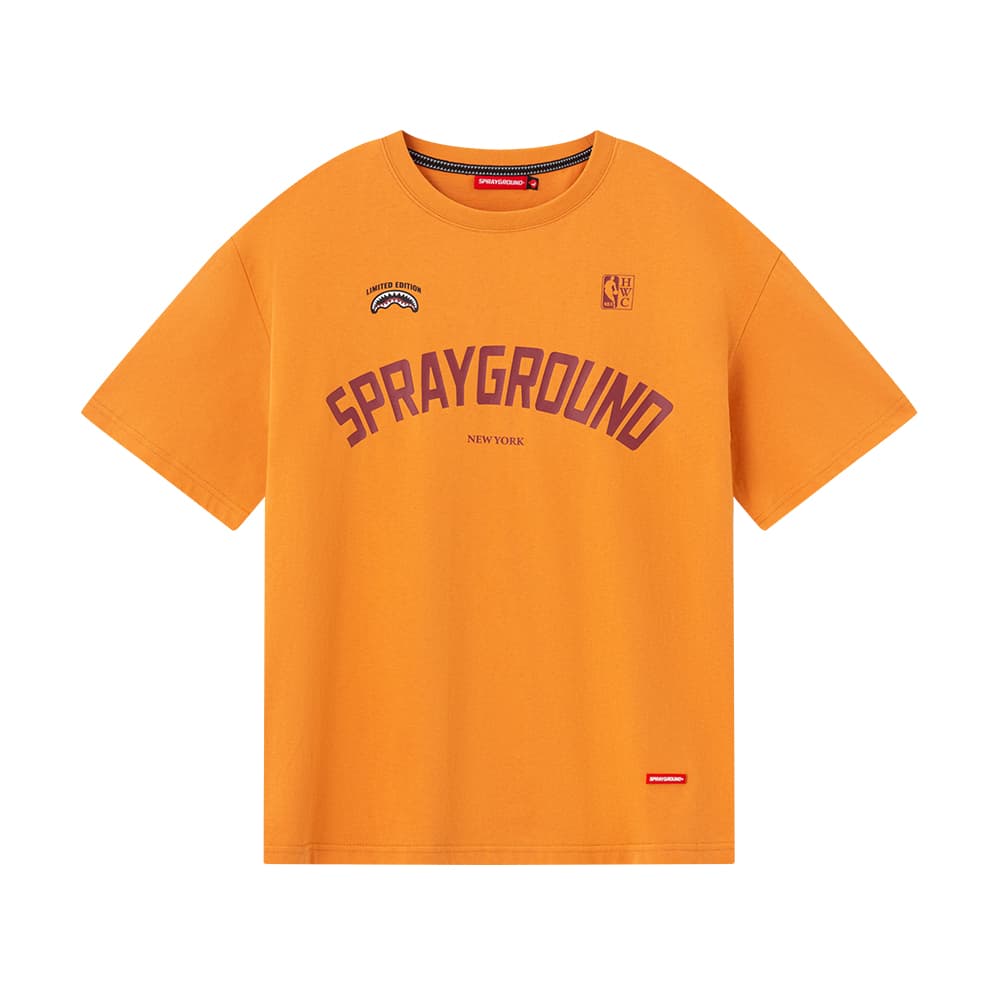 Футболка SPRAYGROUND | NBA HWC Рыцарь Апельсин Унисекс T-рубашки - изображение 2