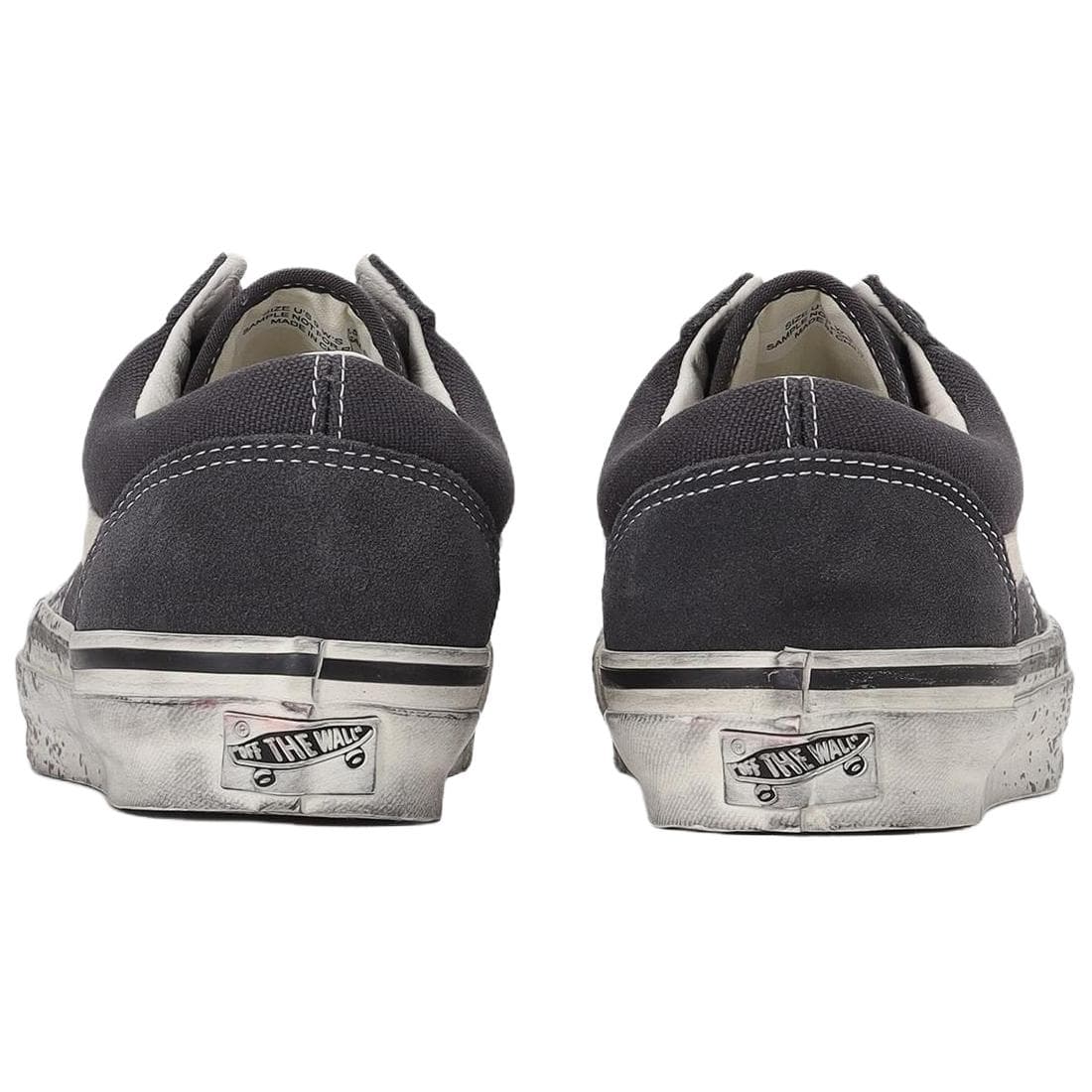 Кроссовки Vans Premium old skool 36 Кеды для скейтбординга Low Топ Черный белый Унисекс - изображение 4