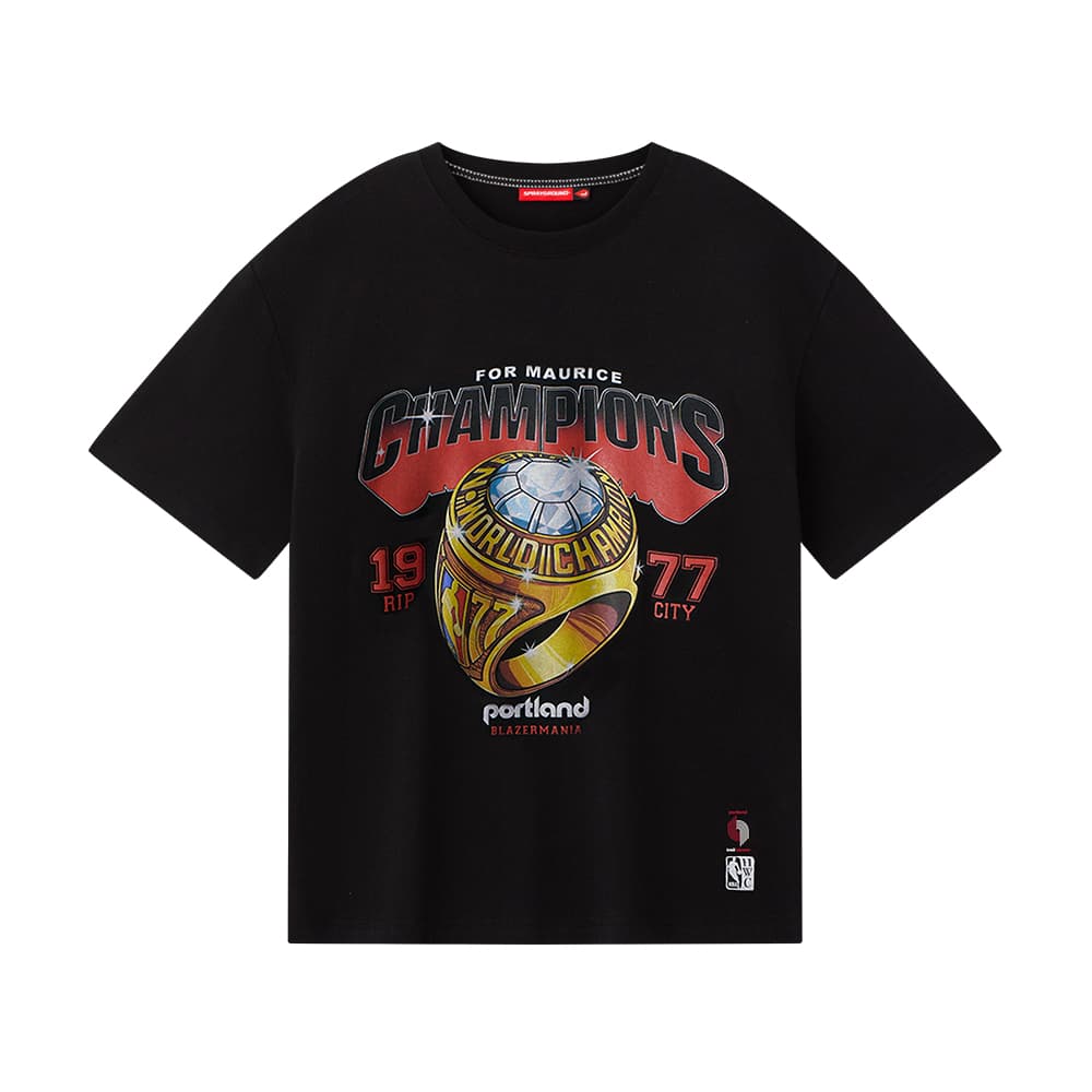 Футболка SPRAYGROUND | NBA HWC Пионер Черный Унисекс T-рубашки - изображение 1