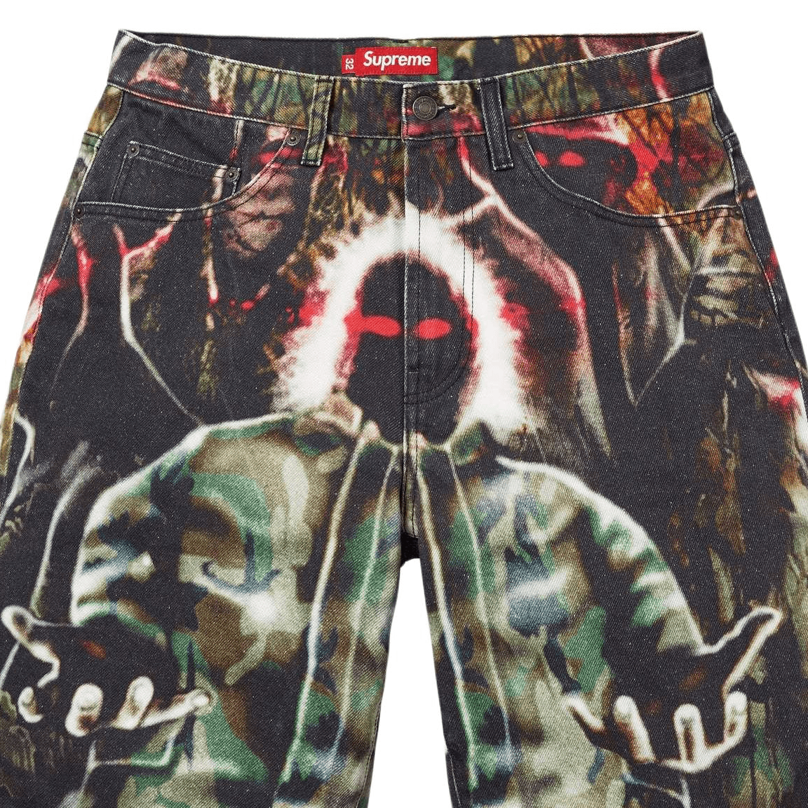 Джинсовые шорты Supreme SS26 WEEK11 Shadows BAGGY Деним Короткие Джинсовые Шорты Унисекс - изображение 3