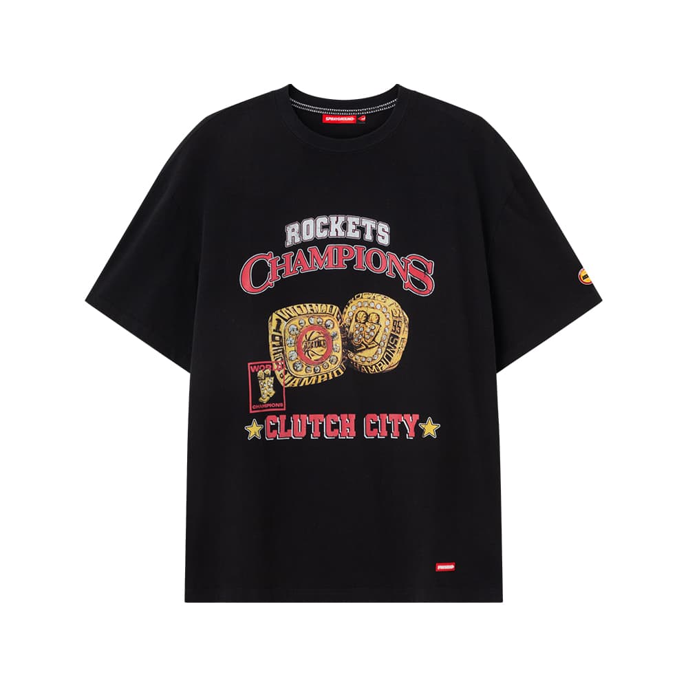 Футболка SPRAYGROUND | NBA HWC Ракета Черный Унисекс T-рубашка - изображение 1