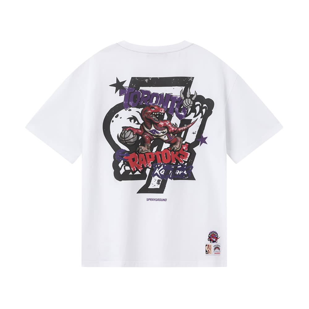 Футболка SPRAYGROUND | NBA HWC Хищники - Натуральный Белый Мужские Футболки - изображение 1