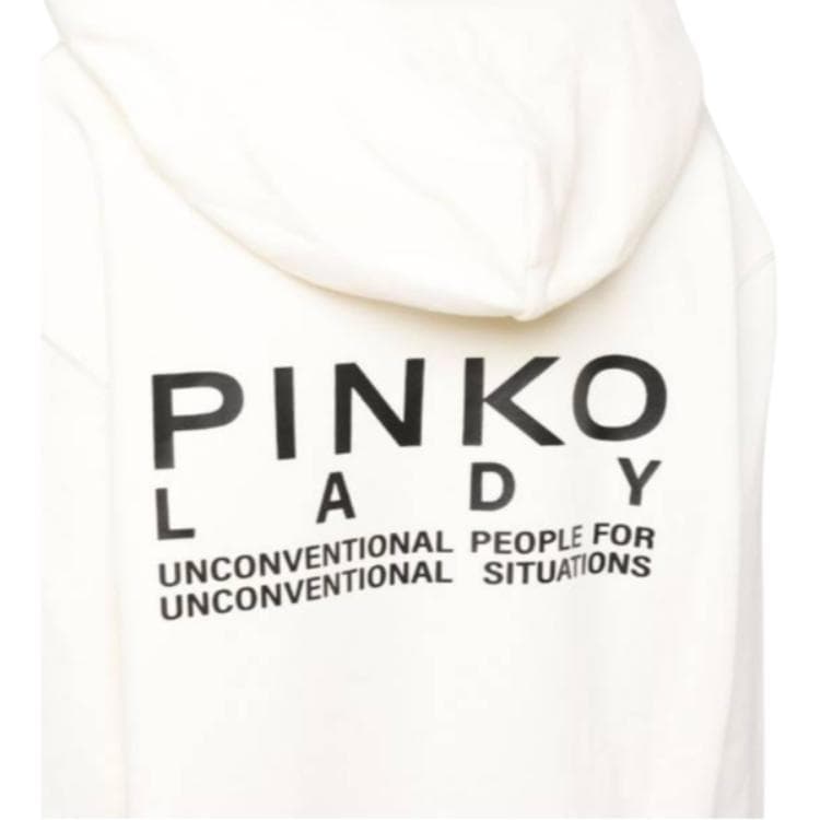 Худи PINKO Белый Женские Толстовка - изображение 2