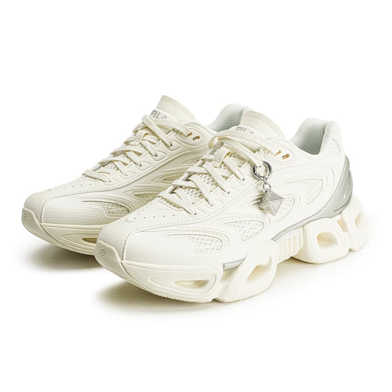 Кроссовки FILA VETTA SC массивные кроссовки низкий топ экрю женские - изображение 3