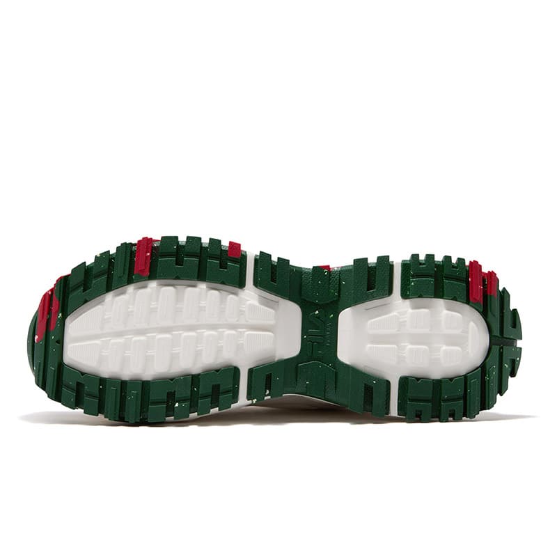 Кроссовки FILA FUSION BIANCO DX Высота Увеличивающие Низкие Кроссовки Женские Кокосовое Молоко Белый Дождь Туман Серый - изображение 6