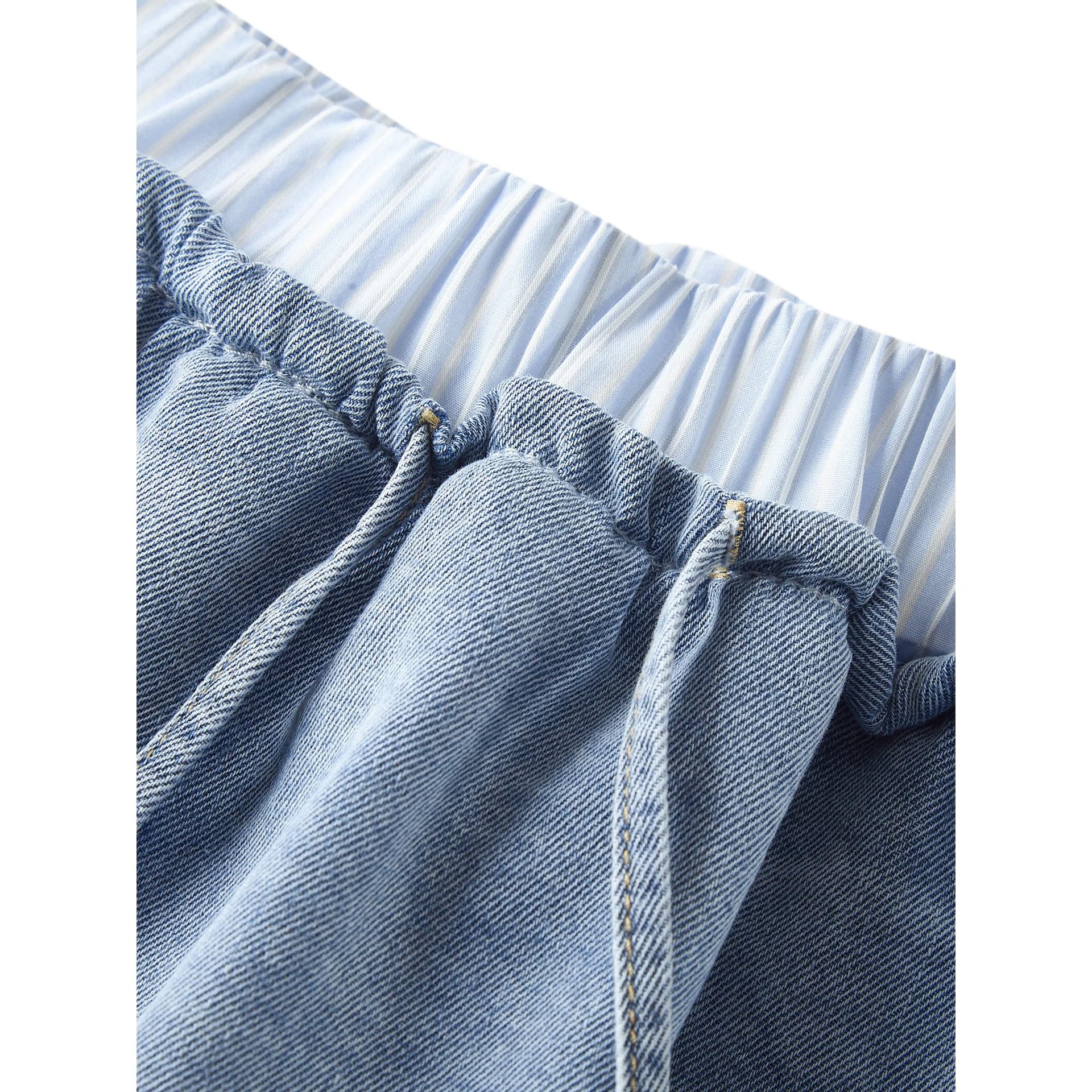 BONELESS Cut Blue Women's Denim Mini Skirts - изображение 3