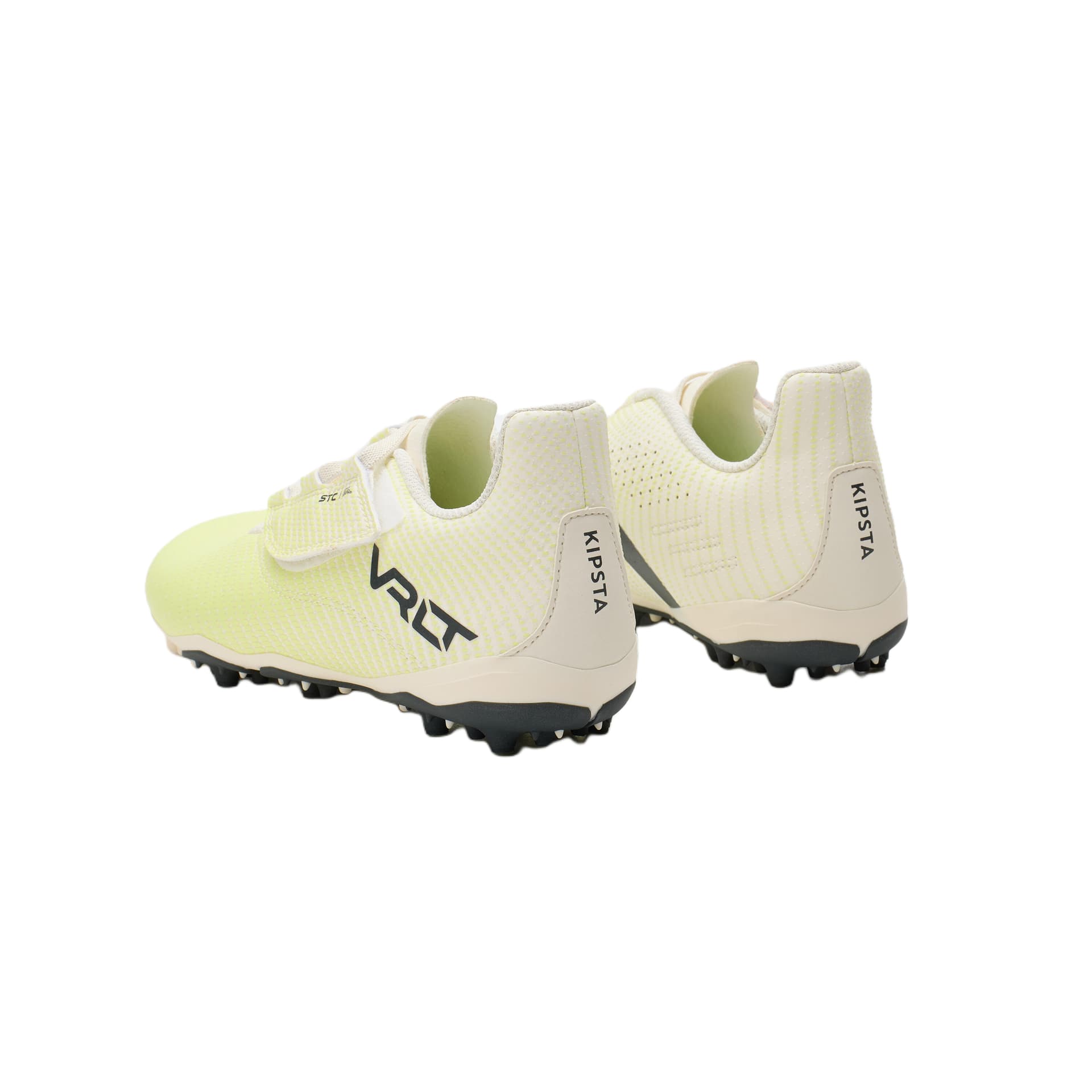 Бутсы DECATHLON VIRALTO I Детская футбольная обувь Low Top Белый Желтый Kids - изображение 2