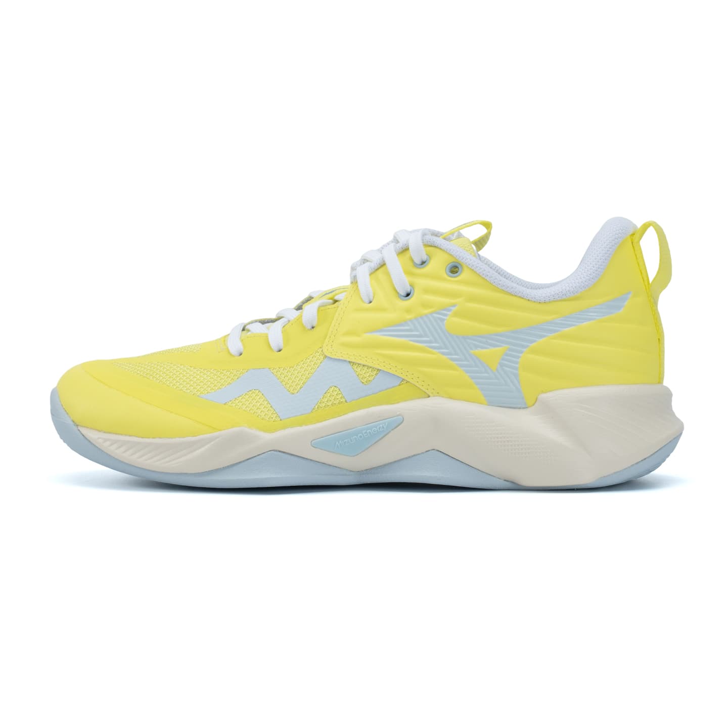 Кроссовки Mizuno WAVE MOMENTUM PRO Волейбольные кроссовки Низкий Топ Лимонно-желтый Женские - изображение 1
