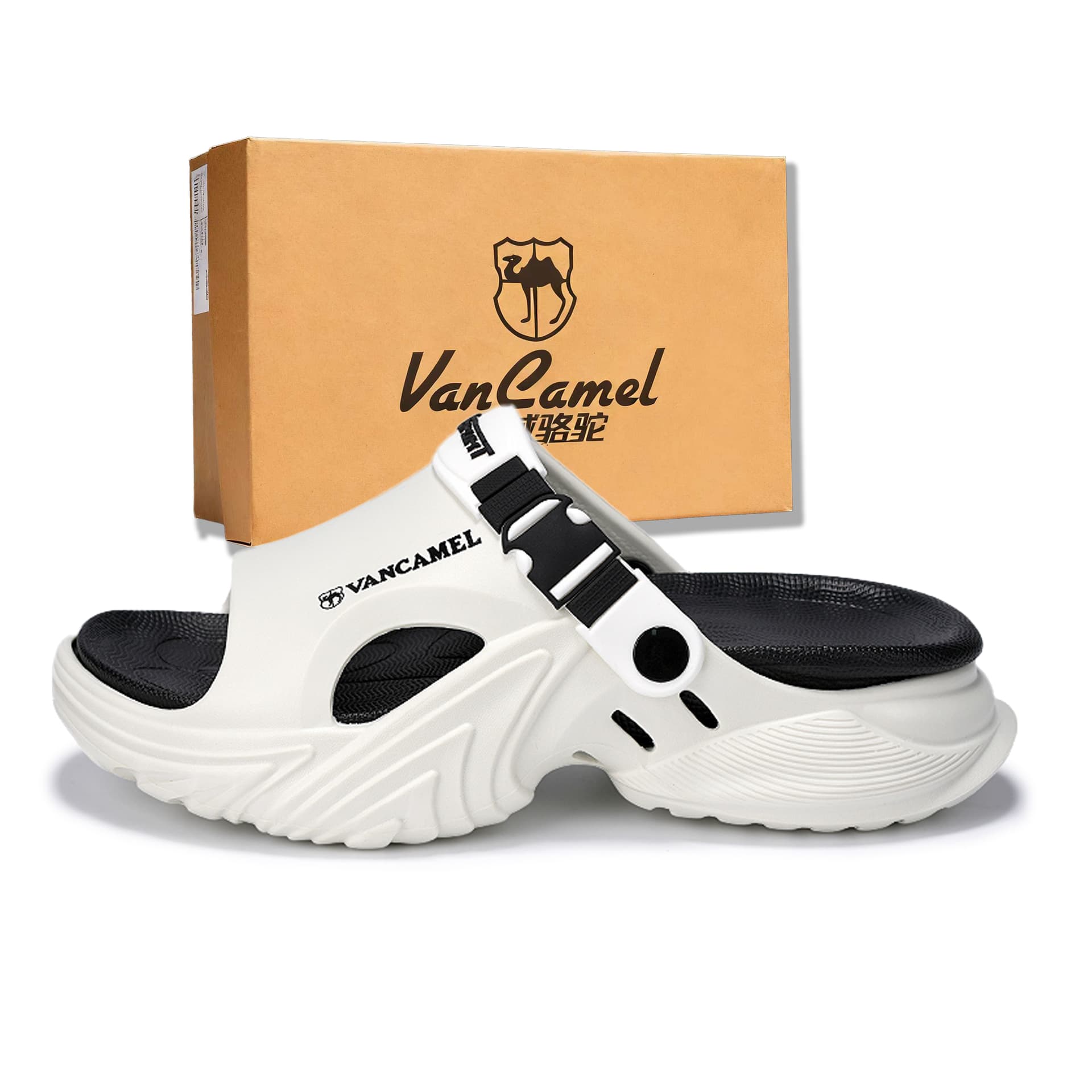 Сандалии VanCamel ЭВА Амортизация Быстросохнущие Противоскользящие Шлепанцы Унисекс - изображение 1