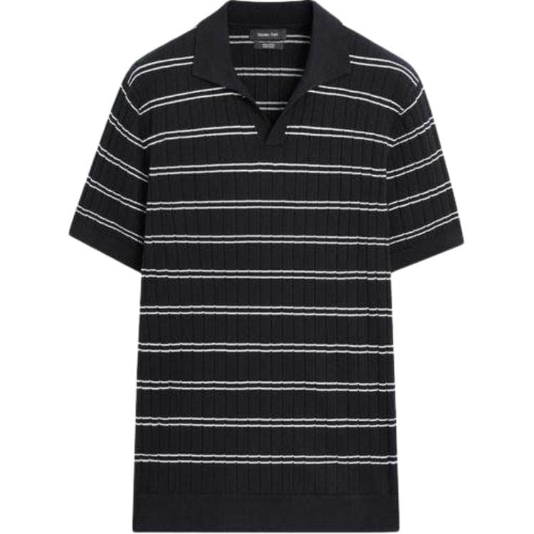 Поло Massimo Dutti Мужская поло синего цвета - изображение 1